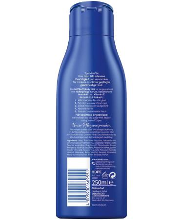 Nivea Rich Body Milk 250ml - Intensive Nourishing Body Cream with Almond Oil & Vitamin E for Deep Hydration | Buy Internationally - Buy Online on GoSupps.com
