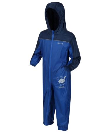 Regatta Unisex Kids Puddle Iv All-in-One Suit 12-18 Months Nauticalblue/Darkdenim