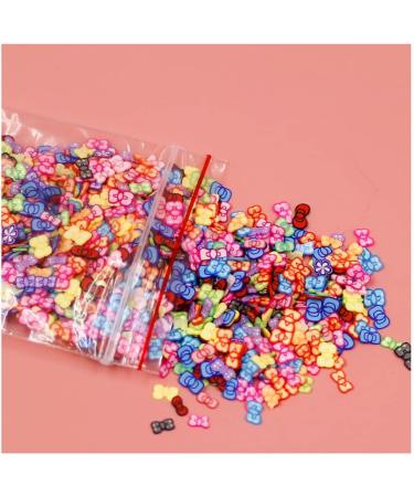 EGURS 1000 Pcs 3D Nail Art Polymer Clay Slices - Colorful Pearl Nail Stickers for Craft & Decoration - Buy Online on GoSupps.com