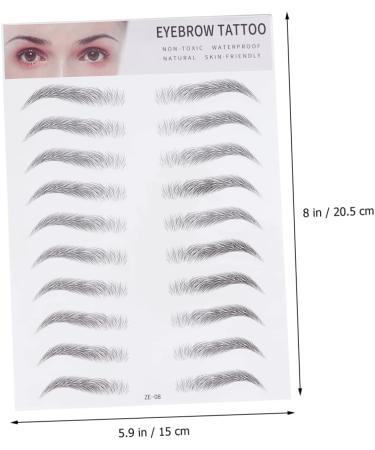 Beavorty 6 Pcs 3d Eyebrow Stickers Brow Transfer Stickers Makeupset Imitation Eyebrow Water Proof 6d The Lazy - Buy Online on GoSupps.com