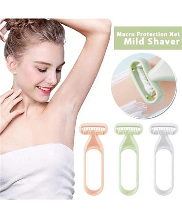 Remaired Portable Manual Armpit Hair Razor - Unisex Non-Sensing Bikinibein Hair Removal Knife - Buy Online on GoSupps.com