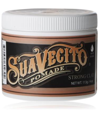 Suavecito Pomade Firme Clay 4 oz, 1 Pack - Strong Hold Hair Clay For Men - Low Shine Matte Hair Clay Pomade For Natural Texture Hairstyles 4 Ounce (Pack of 1)