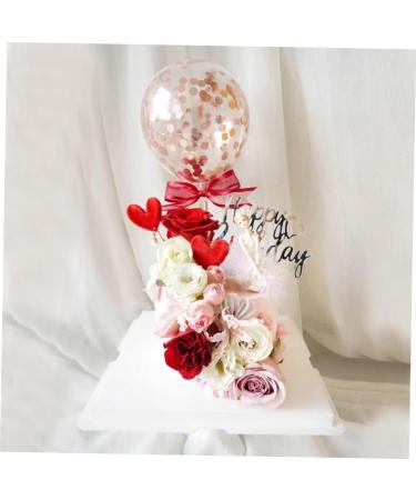 Warmhm 10pcs Valentines Day Food Picks Engagement Cake Toppers Valentine Day Food Picks Christmas Cupcake Topper Proposal Cake Toppers Valentine Day Party Supplies Heart Love Fruit Baby - Buy Online on GoSupps.com