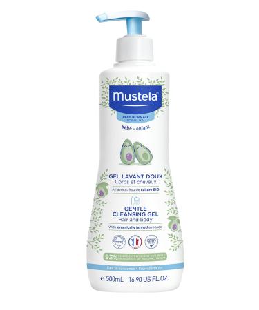 Mustela Baby Gentle Cleansing Gel For Normal Skin 16.90 fl oz (500 ml) - Buy Online on GoSupps.com