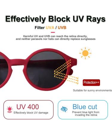 FBHLZ Baby polarized sunglasses UV400 with anti-falling headband TPEE material UV proof suitable for babies 0-12 Months White+pink Grey - Buy Online on GoSupps.com