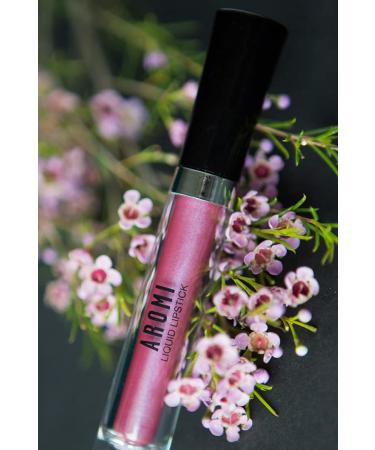 Aromi Metallic Matte Liquid Lipstick - Shimmery Vegan Cruelty-Free Long-Lasting (Sugared Mauve) - Buy Online on GoSupps.com