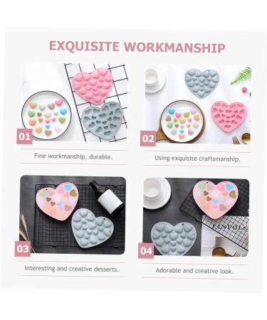 Milisten 10 Pcs Mold Christmas Candy Pride Cape Heart Decor Candy Decor Candy Chocolate Baking Accessories Non- Stick Baking Tool Christmas Decor Biscuit Food Grade Silicone Fondant Cake 17.1x15.1cmx5pcs Pinkx5pcs - Buy Online on GoSupps.com