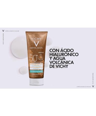 Vichy Capital Soleil Moisturising Sun Milk SPF 50+ - 200ml | Buy Sunscreen Online - Fast International Shipping - Buy Online on GoSupps.com
