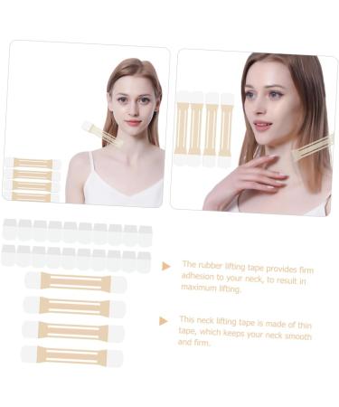 VINTORKY 4pcs Neck Lift Stickers Makeup Neck Tape Neck Tightening Tapes Patch Swan Neck Rubber 20.5x4cm As Shown - Buy Online on GoSupps.com