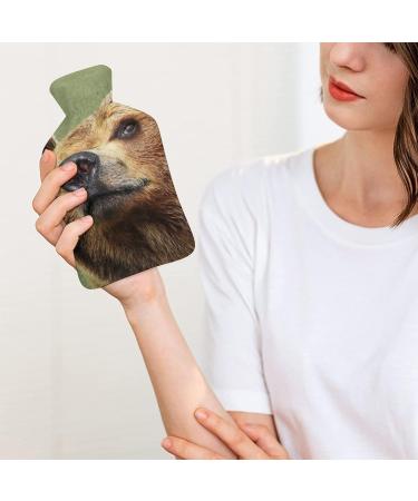 Buy Bear Hot Water Bottle with Plush Cover - Hand Warmer for Adults & Kids 26.5x15.3cm - International Shipping - Buy Online on GoSupps.com
