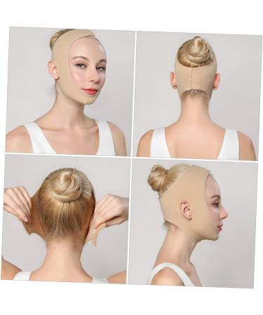 LALAFINA Face- Lifting 1pc Thin Sleepmask Waist Band Chin up Facial Slimming Strap Facial Slimming Adjustable Chin Strap Reusable -lift Strap -lifting Belt Spandex 26X6X1.5CM skin colour - Buy Online on GoSupps.com