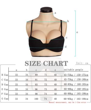 Buy SALANE Silicone Breast Plate - Realistic Brown C Cup Fake Breasts for Drag Queens & Crossdressers | International Shipping Available - Buy Online on GoSupps.com