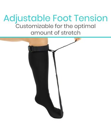 Vive Plantar Fasciitis Stretch Sock - Relief for Heel & Arch Pain - Compression Sleeve for Achilles Tendonitis - Men & Women (L/XL) - Buy Online on GoSupps.com