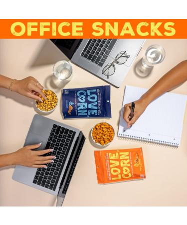 LOVE CORN Cheezy Snack | Crunchy Corn Cheese | 4oz x6 Bags | Non-Dairy Non-GMO Gluten-Free | Plant Based, Low-Sugar | 4oz (Pack of 6) - Buy Online on GoSupps.com