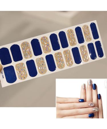 Dajidafu Non-toxic Formula Nail Stickers Chip-resistant And Safe To Rich Color Variety Silica Gel Gel Nail Stickers With UV Light - Buy Online on GoSupps.com
