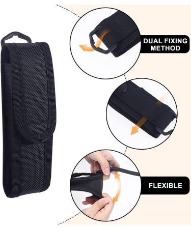 Buy Flashlight Bag - 165mm Molle Nylon Holster for Outdoor Hunting Camping & Hiking - International Shipping Available - Buy Online on GoSupps.com