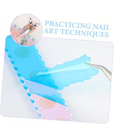 FRCOLOR 1 Set Nail Practice Bracket Nail Display Stand Training Nail Rack Magnetic Holder Nail Tools Magnetic Nail Practice Holder Nail Polish Holder Nail Holders for Nail Painting Base - Buy Online on GoSupps.com