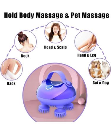 Bakkeny Electric Scalp Massager - Portable & Waterproof Tool for Hair Growth | Relaxing Head Massager - Buy Online on GoSupps.com