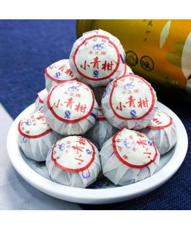 Th Puerh m r l' corce de mandarine XinHui "Chen Pi" Shu Puerh (100g) - Buy Online on GoSupps.com