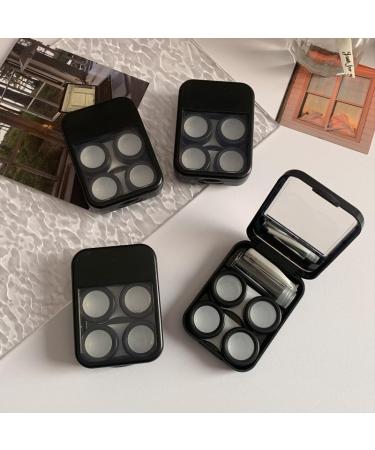 AOYEAH Portable Contact Lens Case with Mirror Travel Accessory & Organizer Set in Black for Easy Lens Care - Buy Online on GoSupps.com