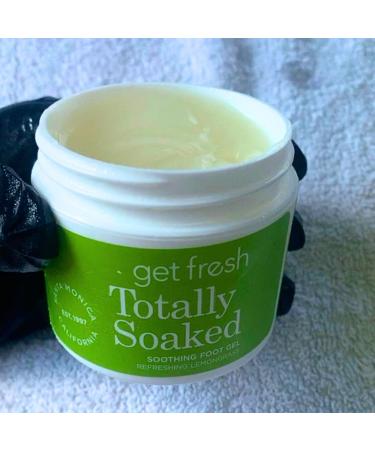 Get Fresh - Totally Soaked Soothing Softening Foot Gel Lemongrass 100g - Buy Online on GoSupps.com