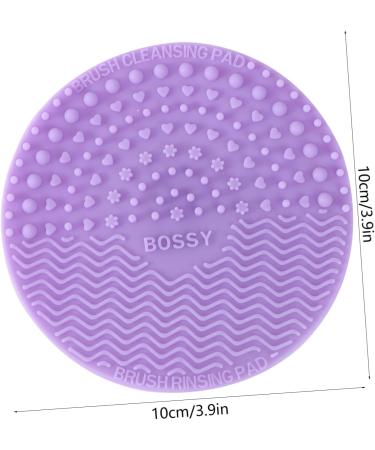Angoily Makeup Brush Cleaner Solution Silicone Makeup Cleaning Brush Scrubber Round Brush Makeup Sponge Portable Brush Sponges Makeup Brush Scrubber Make up Face Brush Purple - Buy Online on GoSupps.com
