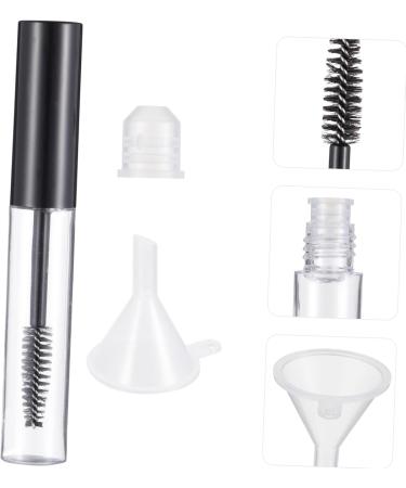 TOVINANNA 2 Sets Mascara Tube Funnel Travel Cosmetic Containers DIY Mascara Empty Eyeliner Tube Black Plastic - Buy Online on GoSupps.com