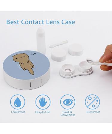 Cat Fly Space Contact Lens Case - Portable Travel Box with Mirror | Shop Internationally - Buy Online on GoSupps.com