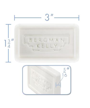 Bergman Kelly Hotel Soap Bars White Tea 1 oz 100 PK - Luxury Bulk Amenities for Airbnb, Motel & Guest Bath - Buy Online on GoSupps.com