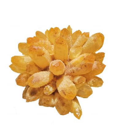 CIMWJOPS Natural Citrine Yellow Phantom Quartz Crystal Cluster Beautiful Crystal Crystal Cluster 500-100g