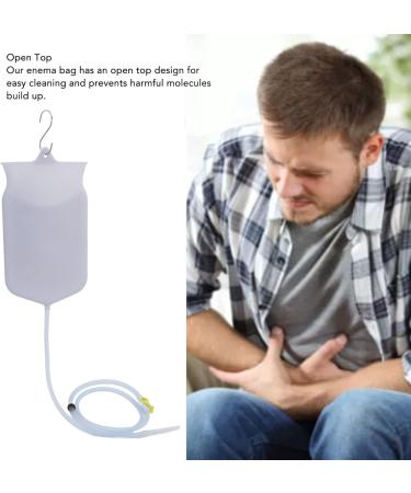 Buy 2L Non-Toxic Silicone Inlet Bag Set - Phthalate-Free Anal Shower with Hose & 4 Nozzles for Intestinal Cleaning | International Shipping Available - Buy Online on GoSupps.com