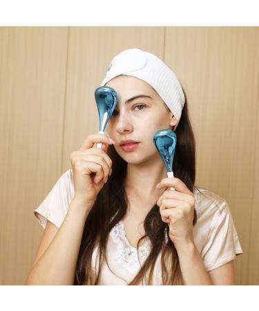 Ice Globes Facial Skin Care Tools - Stainless Steel Cryo Sticks for Women | Cooling Massage Spa Globes with Storage Box - Perfect for Face & Eyes - Buy Online on GoSupps.com