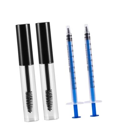 FOMIYES 12pcs Mascara Tube Dispensing Tool Refillable Bottle For Liquid Lash Containers Oil Bottle Plastic