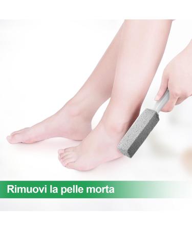 3-Piece Pumice Stone Cleaning Set with Handle | Versatile Toilet Kitchen Bathroom & Foot Care - Ideal for Household Cleaning - Buy Online on GoSupps.com