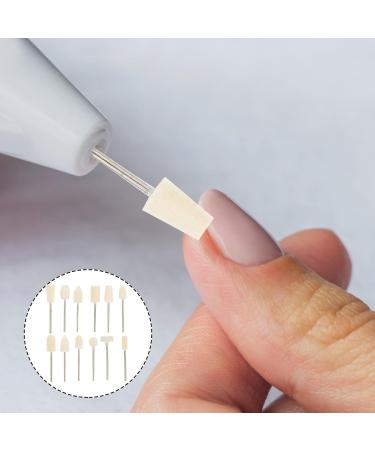 Beaupretty 12pcs Nail Polisher Replacement Bits - Ceramic Grinding Heads for Nail Drilling & Manicure - Buy Online on GoSupps.com