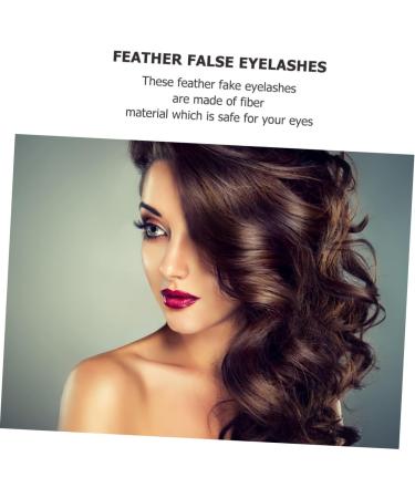 minkissy 2 Pairs False Eyelashes Cross False Eyelashes False Lashes Full Volume Fake Eyelashe Long Extension Eyeslash Strip Eyelashes Halloween Party Eyelashes Christmas 3d - Buy Online on GoSupps.com