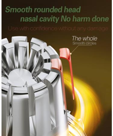 EKE Nose Hair Trimmer - Manual Painless Waterproof Remover with 12 Blades | Easy to Clean & Carry | International Shipping Available - Buy Online on GoSupps.com