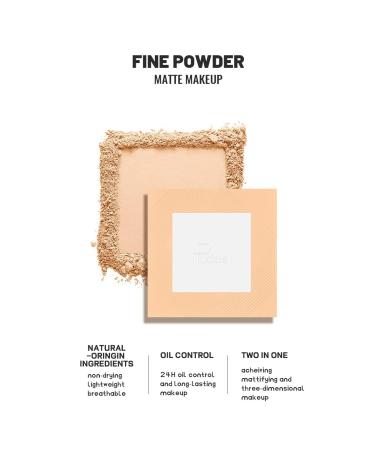 Buy 2 in 1 Flawless Pressed Foundation Setting Powder - Oil Control | Clear & Natural Color | 10g - Buy Online on GoSupps.com