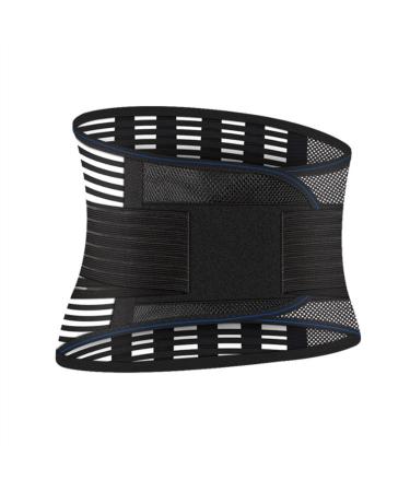 Oakye adjustable lordosis belts ergonomic design and breathable material compression narrow back support pain relief corset (size: L/large) (m/medium) m/medium