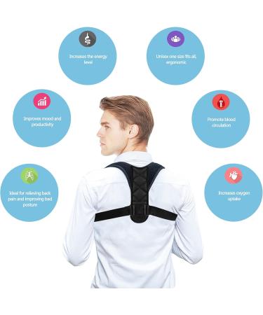 NewX Posture Corrector for Men & Women - Adjustable Upper Back Support Brace & Clavicle Straightener for Neck & Shoulder Pain Relief - Buy Online on GoSupps.com