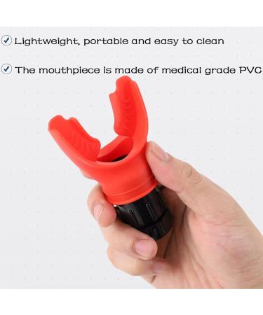 Kzancn Hexeasy Breath Booster HexEasy Hex Easy Breath Booster Lung Trainer Portable Breathing Trainer for Men and Women To Improve Your Stamina & Endurance Adjustable Resistance (2pcs-A) - Buy Online on GoSupps.com