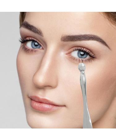 Eye Massager Stick Eye Cream Spoon 7.7cm Skin Beauty Tool with Double Head Design Rose Golden Massage Stick - Buy Online on GoSupps.com
