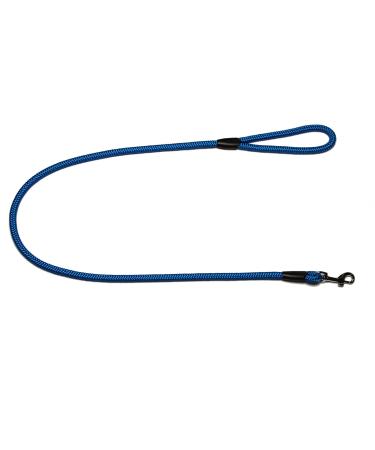 Leash - Rope leash with hand loop Basic 10mm 27 colours 7 lengths (1.20 m blue) 1.20 m blue