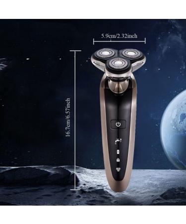 Roziapro Electric Razor for Men Wet and Dry Cordless Rechargeable Electric Shaver with 3D Floating Head IPX6 Waterproof Portable Razor for Men Gray - Buy Online on GoSupps.com