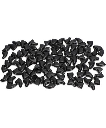 Tmishion Cat Nail Caps & Dog Paw Anti-Scratch Claw Protectors - 100 Soft Sleeves XS Cool Black Safe & Durable Pet Claw Covers - Buy Online on GoSupps.com