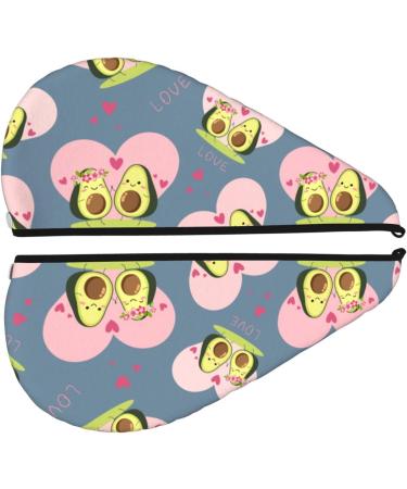 Avocado Lovers Hair Towel Wrap - Quick Drying Hair Turban with Button | Ultimate Hair Drying Towel - Buy Online on GoSupps.com