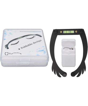 Eyebrow Ruler Precise Professional Microblading Line Marker Ruler For Salon (Black) - Buy Online on GoSupps.com