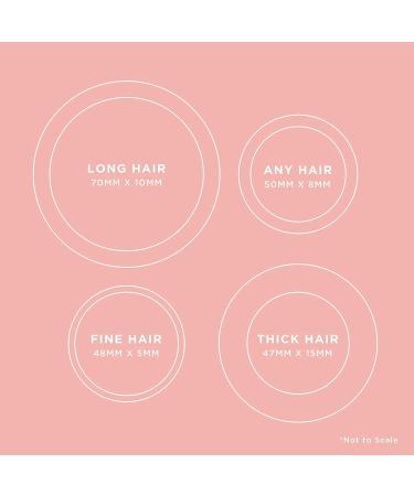 Gimme Beauty Black Onyx Seamless Microfiber Hair Ties - No Damage Elastics (9 Pack) - Buy Online on GoSupps.com