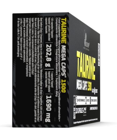 Olimp Labs Taurine Capsules 1500 mg Pack of 120 Mega Capsules - Buy Online on GoSupps.com
