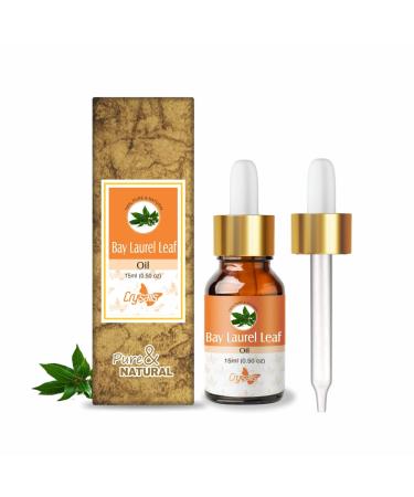 Crysalis Bay Laurel Leaf Oil Cosmetic Grade (15 ml / 0.51 fl oz) - Aromatic Essential Oil for Skin Hair Massage Blends & DIY Beauty Formulations Bay Laurel Leaf 0.5 Fl Oz (Pack of 1)